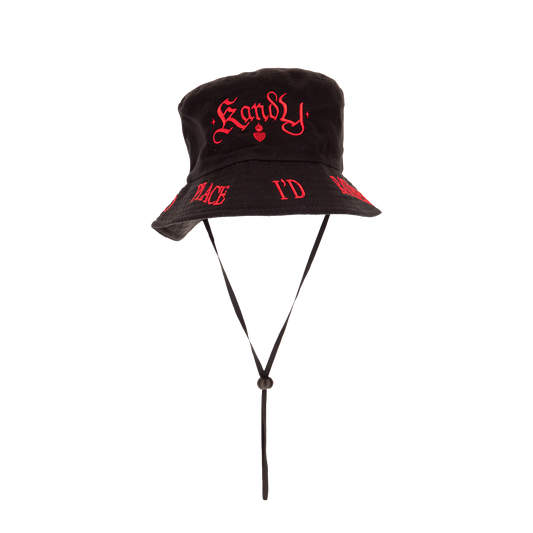 Lovelier Than Diamonds Bucket Hat Black UK