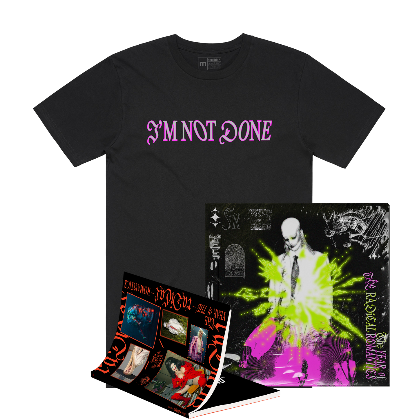 Vinyl + T-shirt + Publication UK